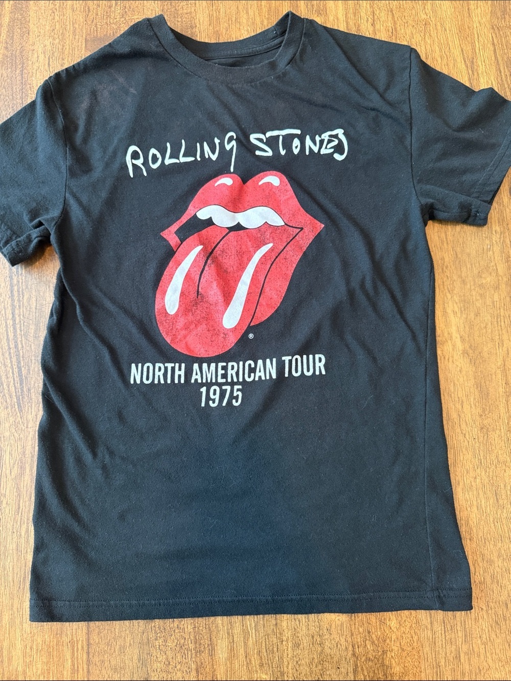 The Rolling Stones Black Logo Tee - Size M